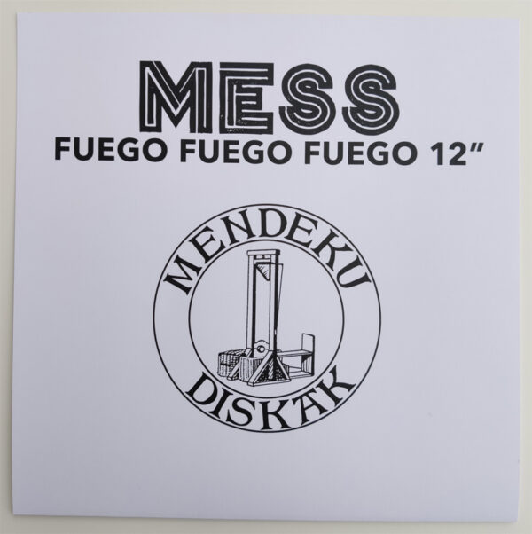 MESS test pressing front